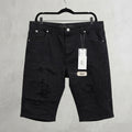 After Dark denim shorts