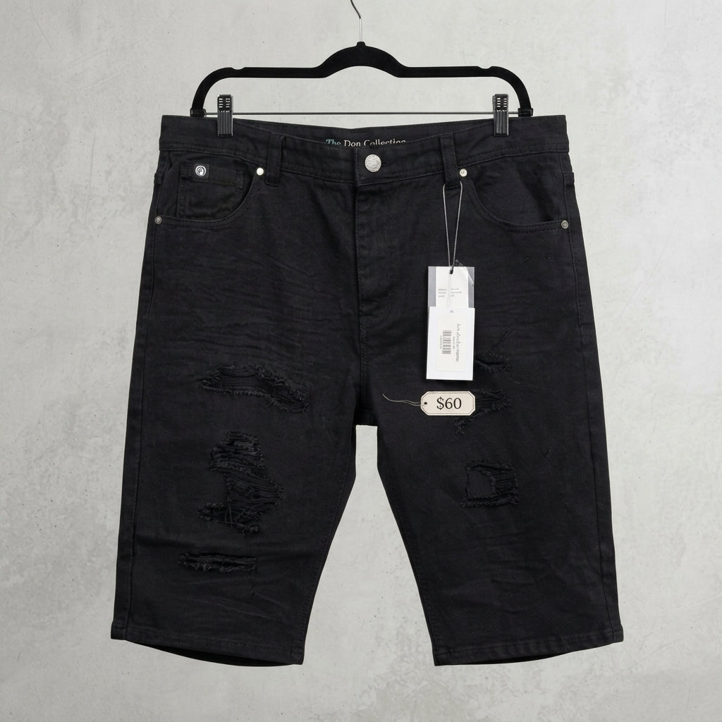 After Dark denim shorts
