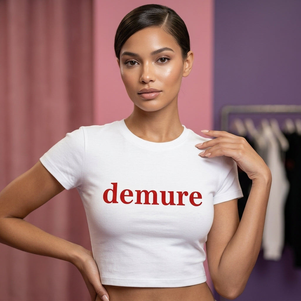 Demure crop tops