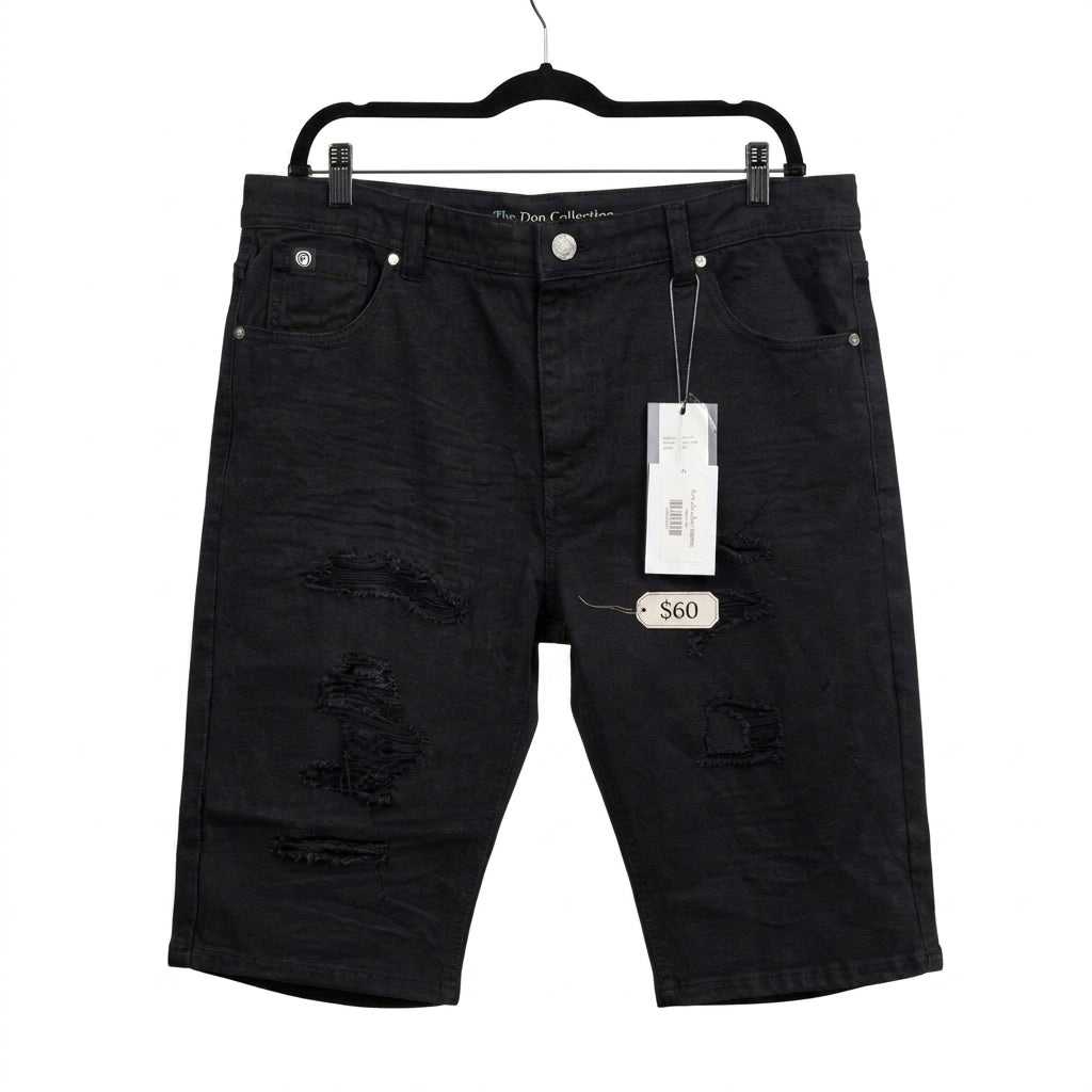 After Dark denim shorts