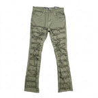 Stacked Denim Jeans – Trendy High‑Waist Streetwear Jeans