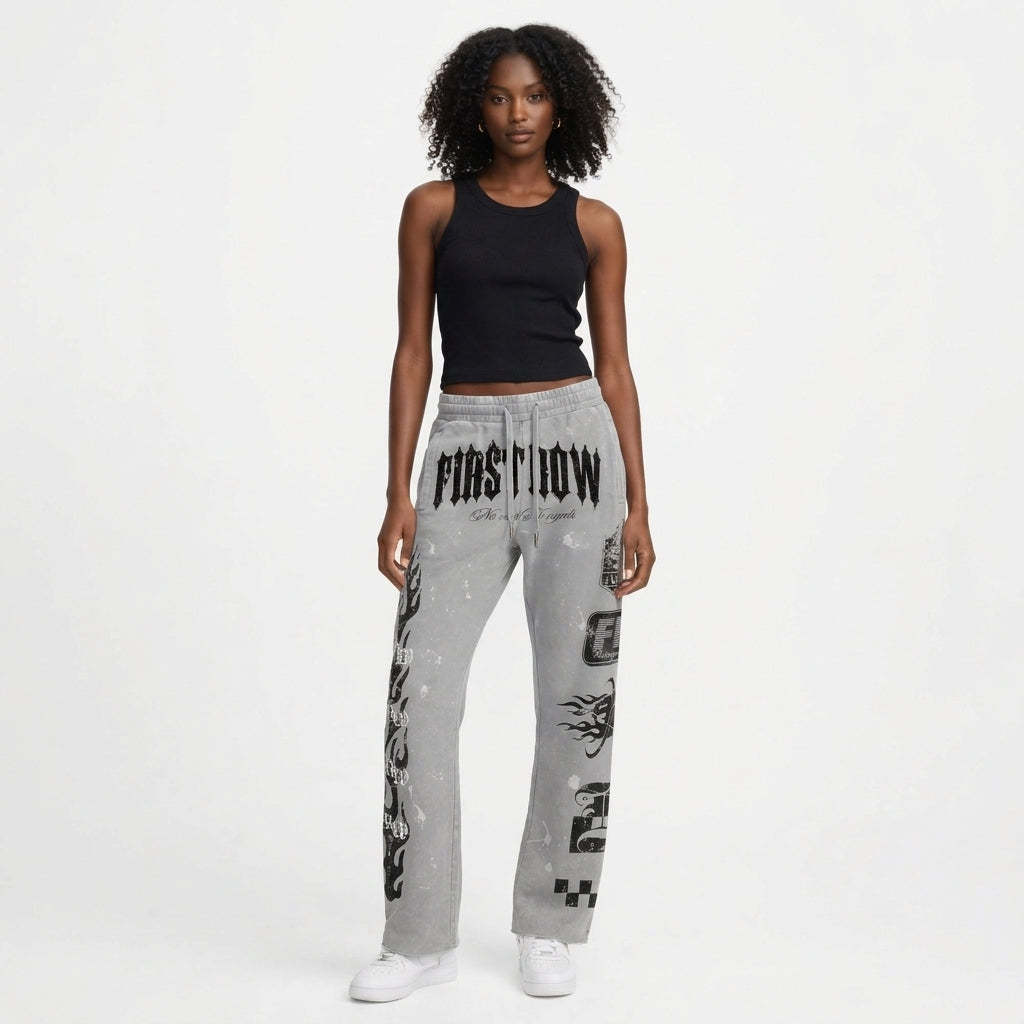 NO LIMITS NO REGRETS FLARE JOGGER