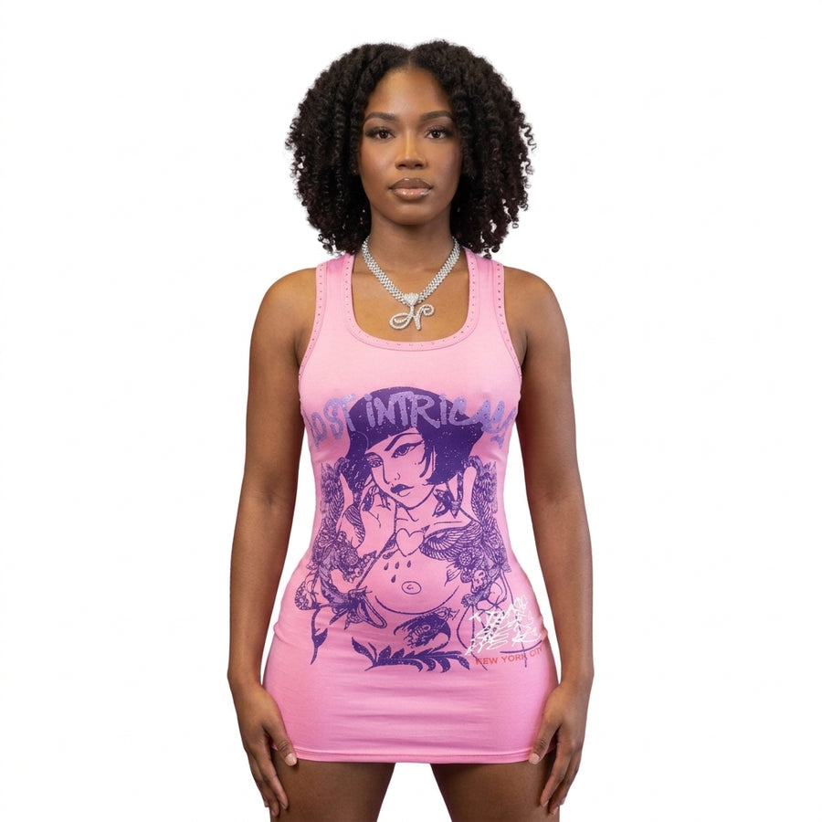 Graphic Mini Dress