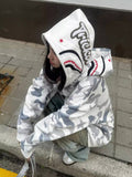Camo Shark Hoodie for Men and Women trendy fashion hoodie