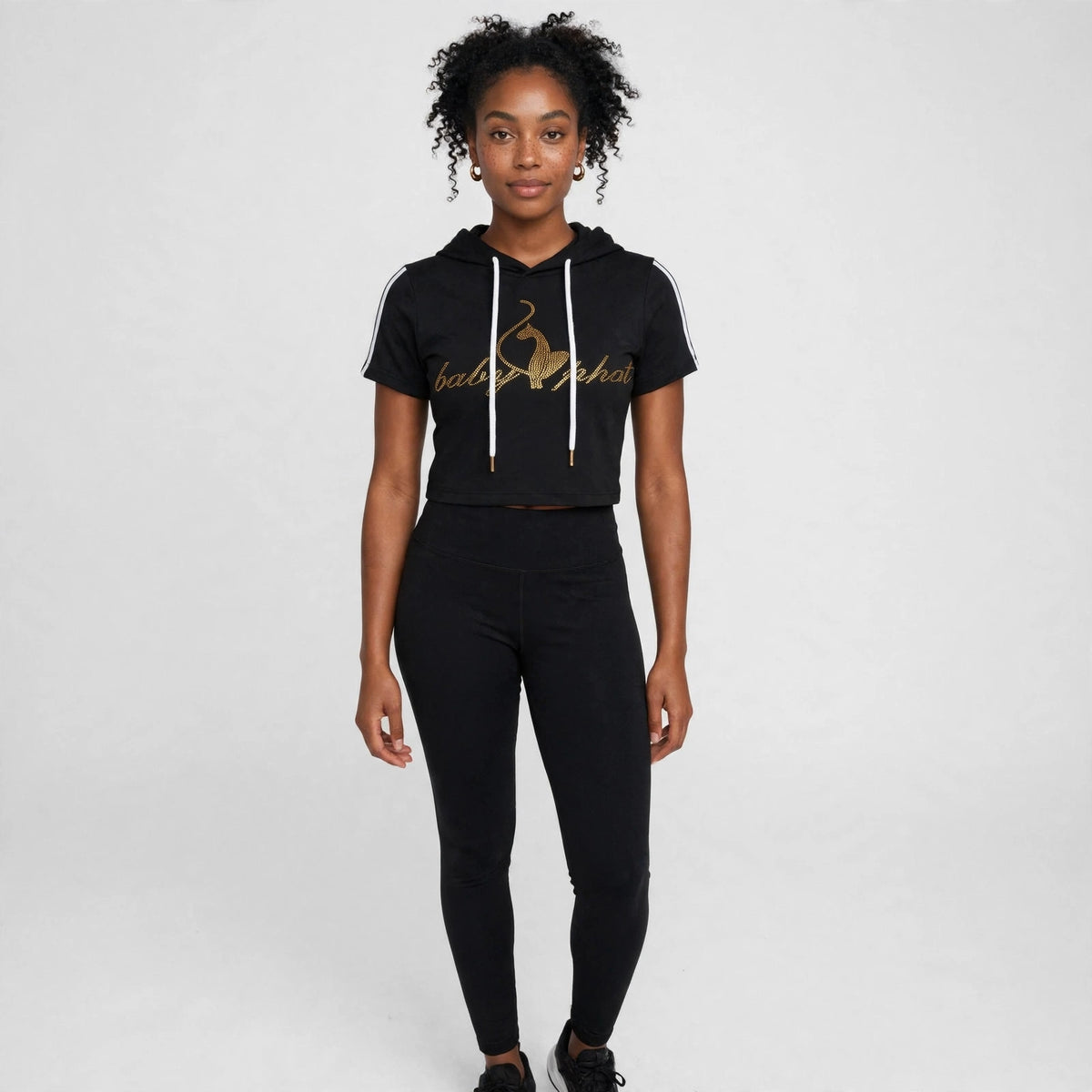 Baby Phat Top – Y2K Fitted Stylish Crop Top