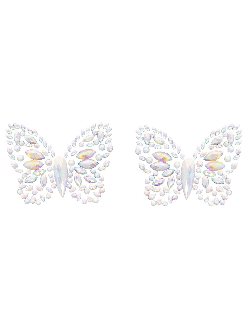chrysalis sticker nipple pasties butterfly crystal look
