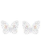 chrysalis sticker nipple pasties butterfly crystal look