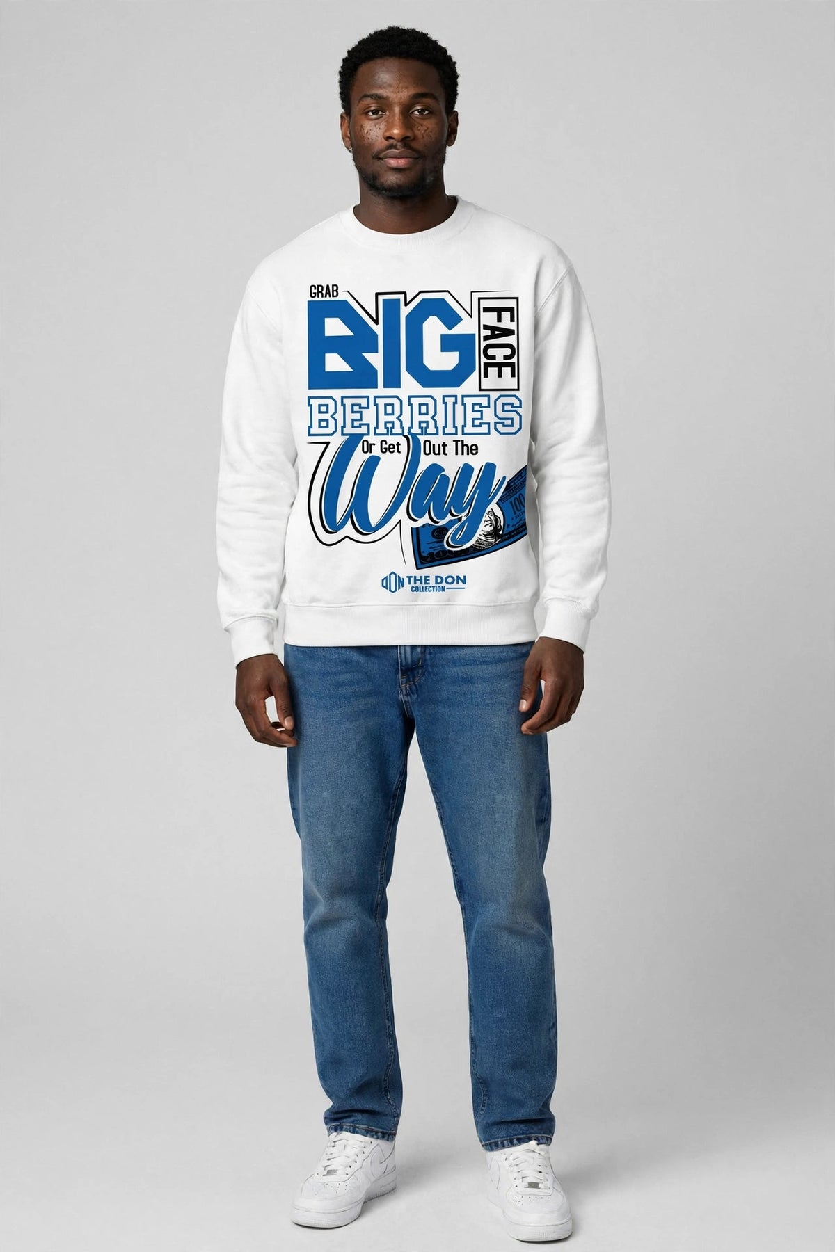 BIG FACE CREWNECK SWEATSHIRT