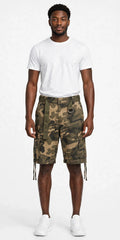 Camo Men Shorts – Tactical Streetwear Cargo Camouflage Shorts for Men