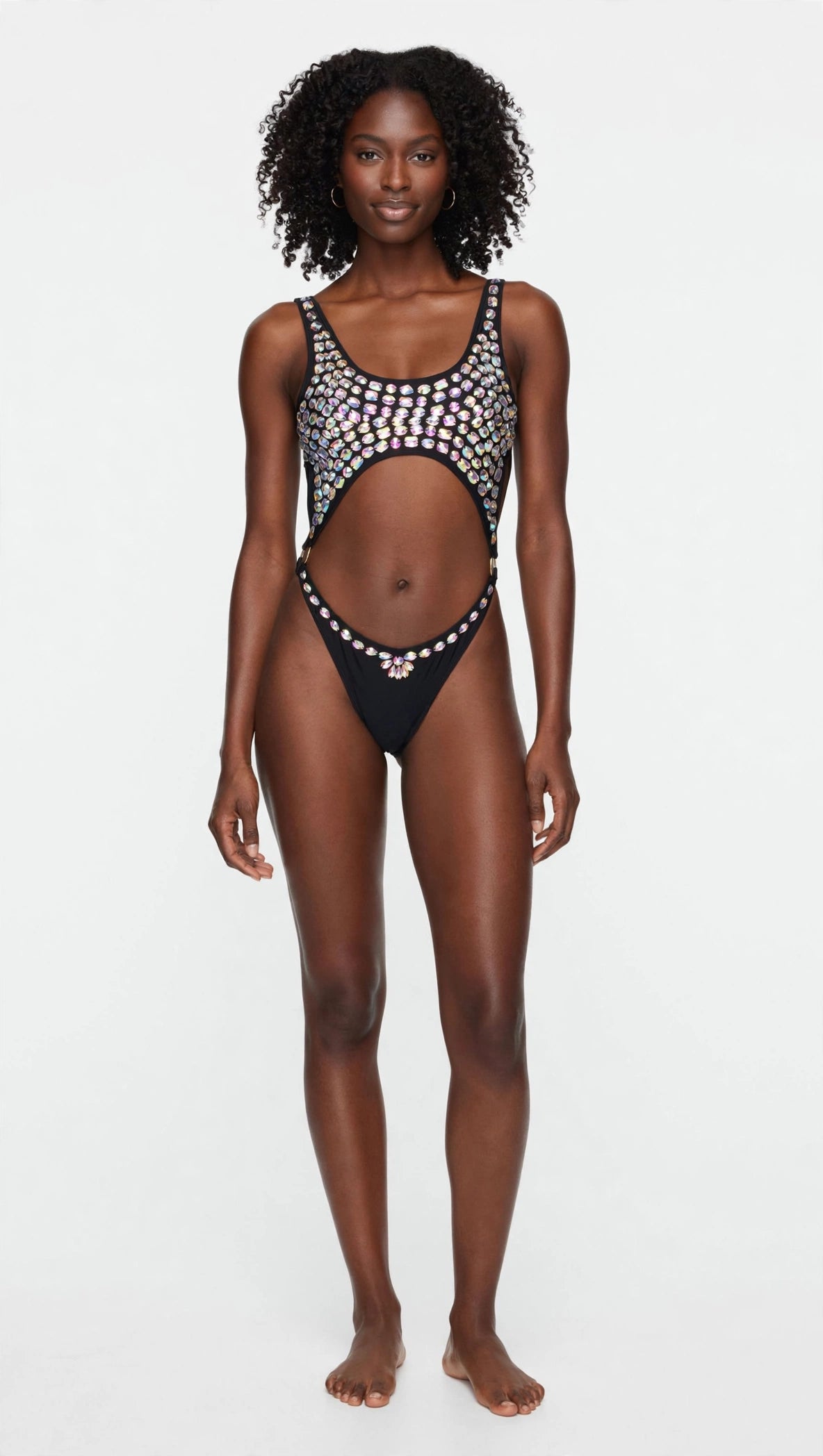 Crystal Temptation Set – Sparkle Rhinestone Two Piece Outfit