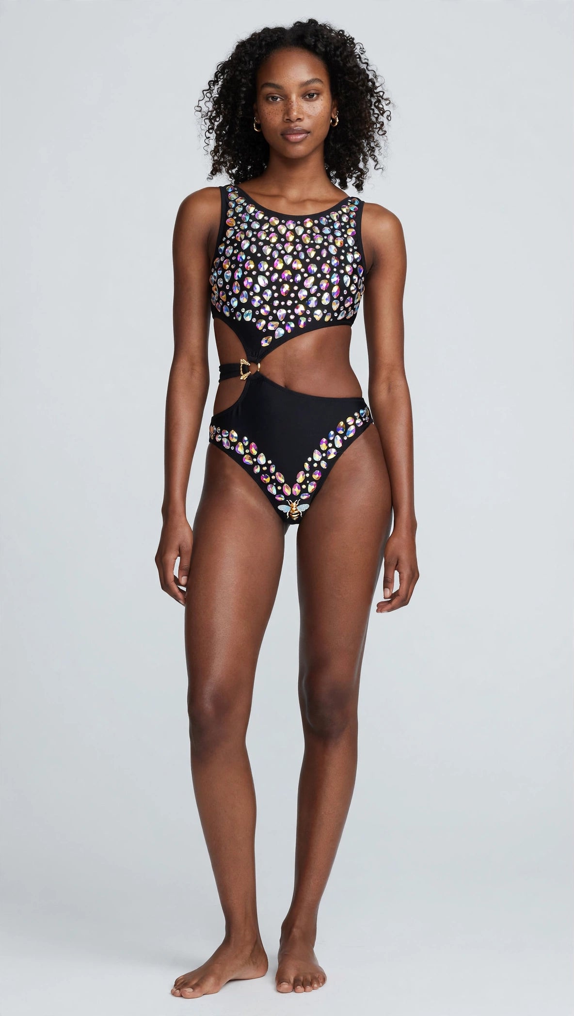 Crystal Temptation Set – Sparkle Rhinestone Two Piece Outfit