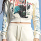 POST HUMAN NEW BORN HOODIE ZIPUP