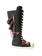 rawr xd pink black sneakers women