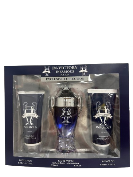 In-Victory Infamous Men Gift Set 100 ml + Body Care