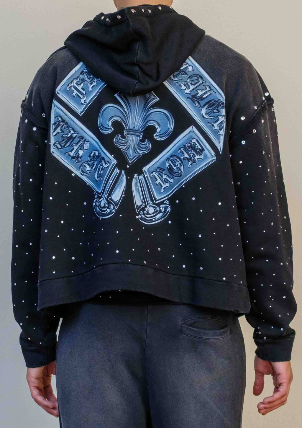 Faith Dealer A Sacred Vow Sublime Light Hoodie hood detail