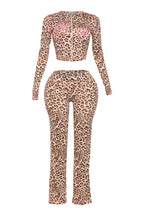 Glam Leopard lounge set