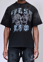 WAKE UP AND BE FIERCE APPLIQUE TEE