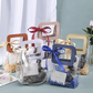 7 colors Transparent Thick PVC Gift Bag w/ square handles