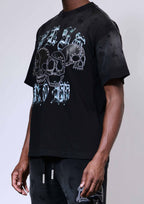 WAKE UP AND BE FIERCE APPLIQUE TEE