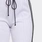 Slit Two White Stripes Flare Pants