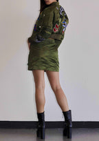 Coexist Multi Patches MA-1 Jacket for Women back view