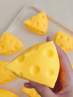 Triangle Cheese Squishy Fidget Toy for Stress Relief