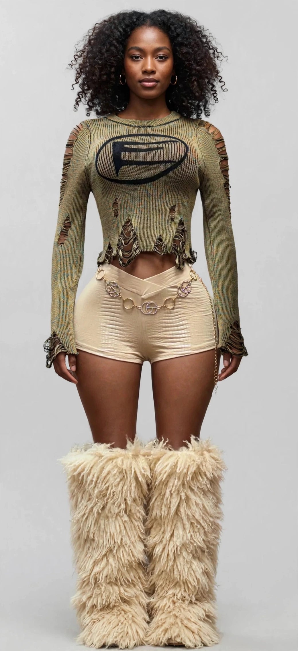 Fox Leather Style Leather Shorts for Women – Trendy & Chic Bottoms