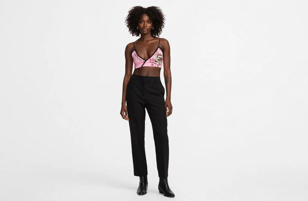LKS Leopard Skull Bralette – Women’s Graphic Streetwear Bralette Top