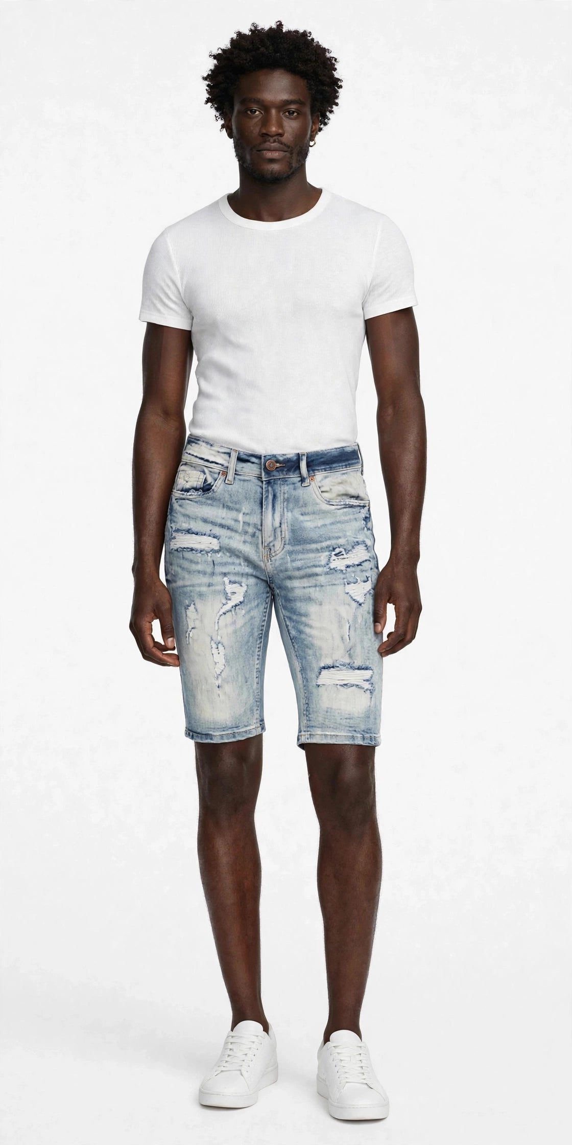 Men jeans shorts