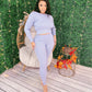KNIT SWEATER & LEGGINGS SET (PLUS)