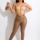 LEATHER CORSET TOP
